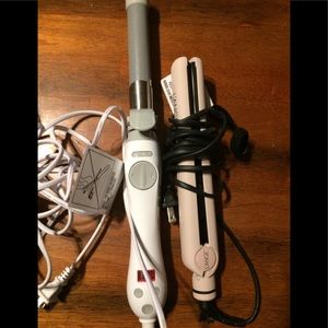 Beachwaver and Lange straightener